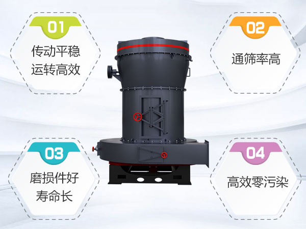 玻璃雷蒙磨粉機優(yōu)勢